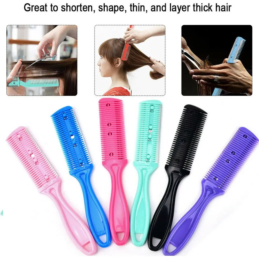1PCS Professional Hair Razor Comb Double Sides Salon Fashion Thinning Hairdressing Trimmer Hairstyle Styling Tool Random Color
1PCS Professional Hair Razor Comb Double Sides Salon Fashion Thinning Hairdressing Trimmer Hairstyle Styling Tool Random Color