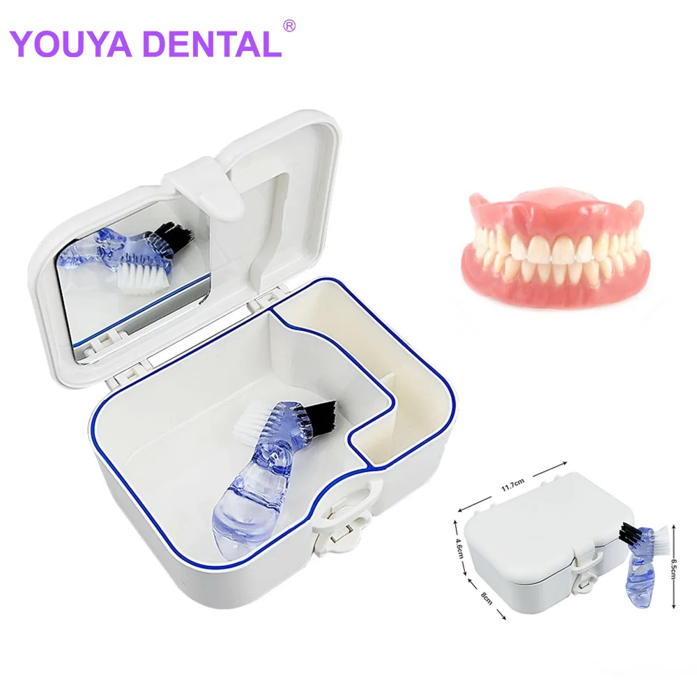 Dental False Teeth Storage Box Bath Box Case Orthodontic Case With Mirror Brush Container Cleaning Cases Oral Hygiene Travel Box
Dental False Teeth Storage Box Bath Box Case Orthodontic Case With Mirror Brush Container Cleaning Cases Oral Hygiene Travel Box