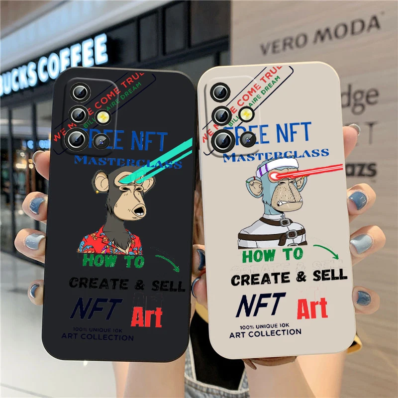 Little Monkey NFT For Samsung A04 A71 A51 A42 A41 A31 A32 A21S A12 A11 A01 A02 4G 5G Liquid Rope Phone Case
Little Monkey NFT For Samsung A04 A71 A51 A42 A41 A31 A32 A21S A12 A11 A01 A02 4G 5G Liquid Rope Phone Case