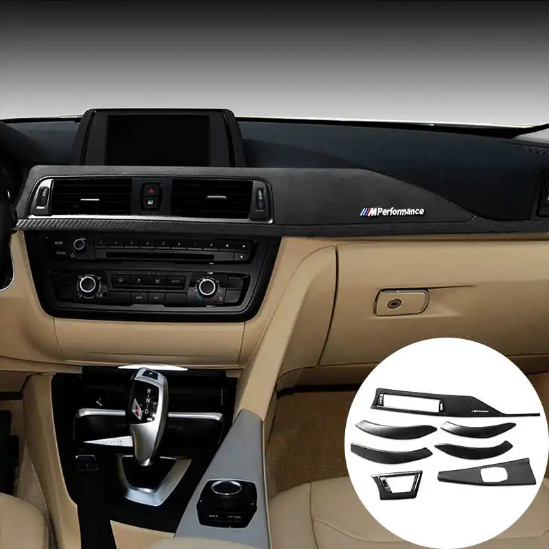 7pcs For BMW 3 Series F30 F35 Modified Real Carbon Fiber Alcantara Car Dashboard Air Outlet Door Handle Panel Replacement Parts
7pcs For BMW 3 Series F30 F35 Modified Real Carbon Fiber Alcantara Car Dashboard Air Outlet Door Handle Panel Replacement Parts
