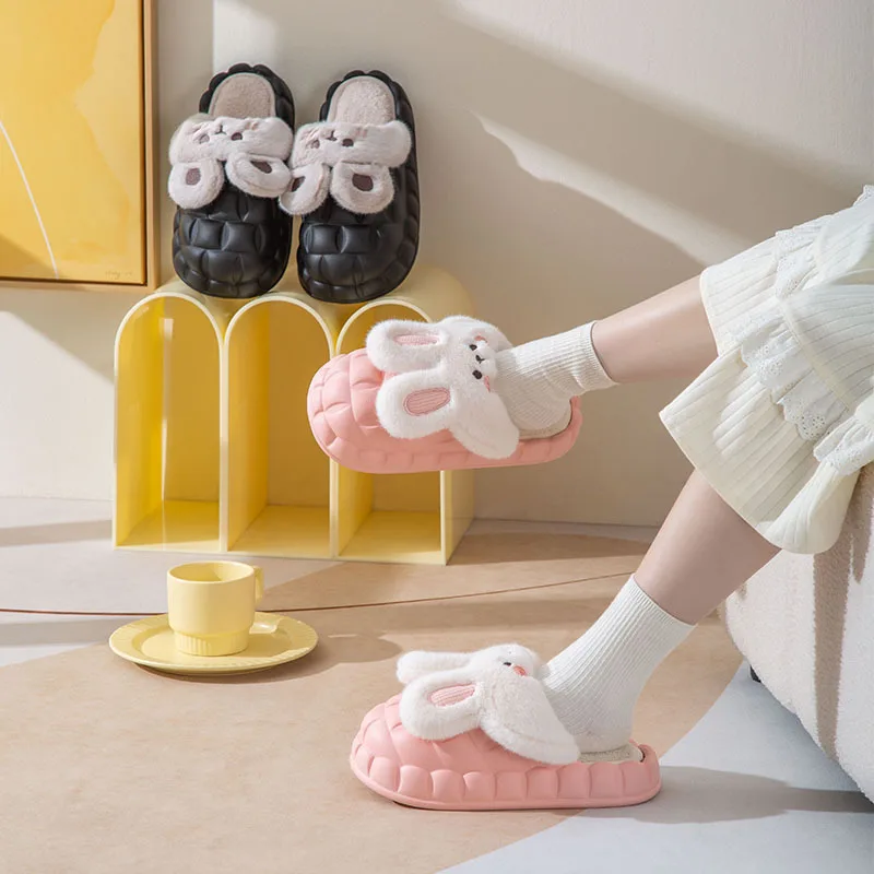 Cute Bunny Slipper for Female Kawaii Cartoon Rabbit Girls Home Faux Fur Woman Slippers Winter Indoor Warm Plush Shoes Sandals
Cute Bunny Slipper for Female Kawaii Cartoon Rabbit Girls Home Faux Fur Woman Slippers Winter Indoor Warm Plush Shoes Sandals