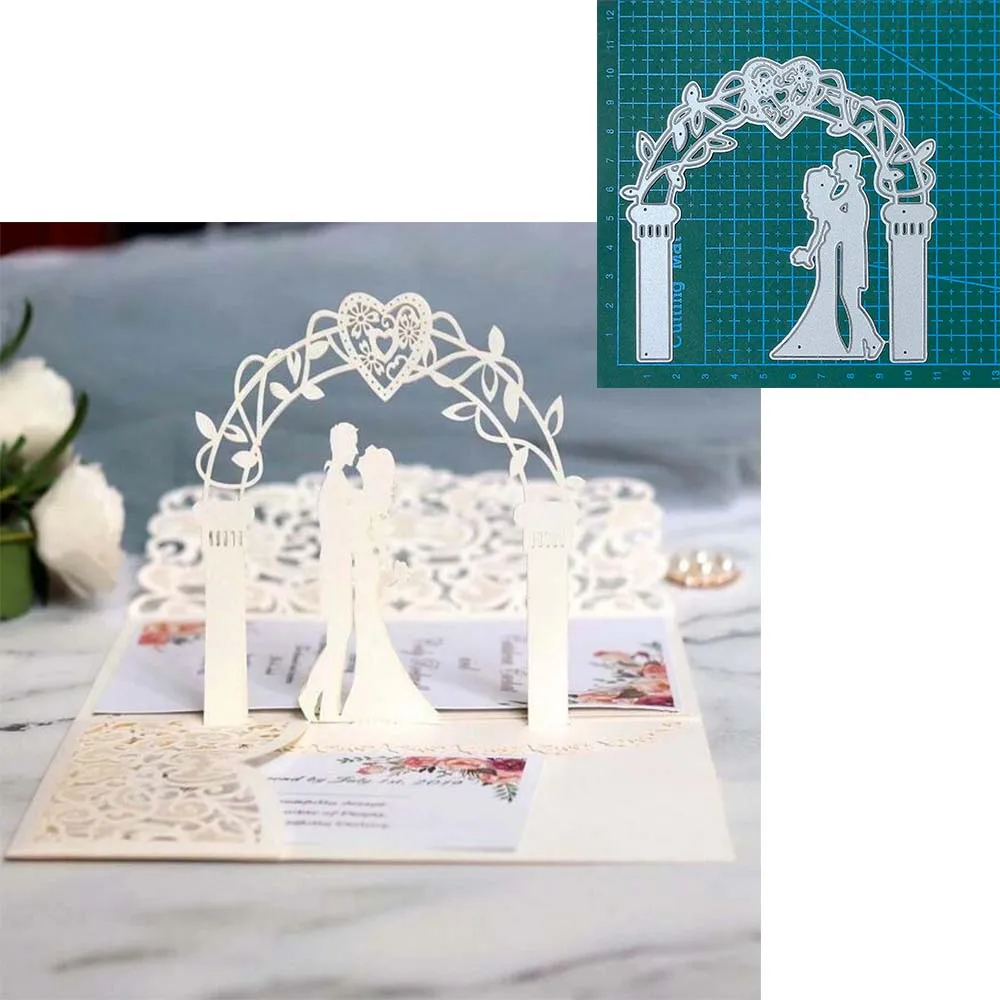 Wedding Heart Door Couples Dies Metal Cutting Dies Scrapbook Paper Decoration Craft Knife Mould Blade Punch Stencils
Wedding Heart Door Couples Dies Metal Cutting Dies Scrapbook Paper Decoration Craft Knife Mould Blade Punch Stencils