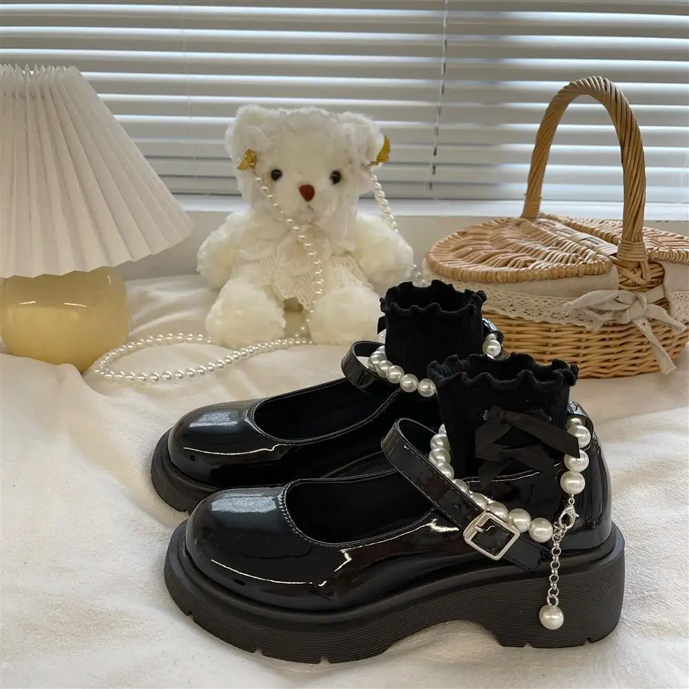 Big Toe Increase Shoes Thick Bottom Japanese Retro Hot Girl Mary Jane Shoes Jk Harajuku British Style Leather Shoes Women
Big Toe Increase Shoes Thick Bottom Japanese Retro Hot Girl Mary Jane Shoes Jk Harajuku British Style Leather Shoes Women