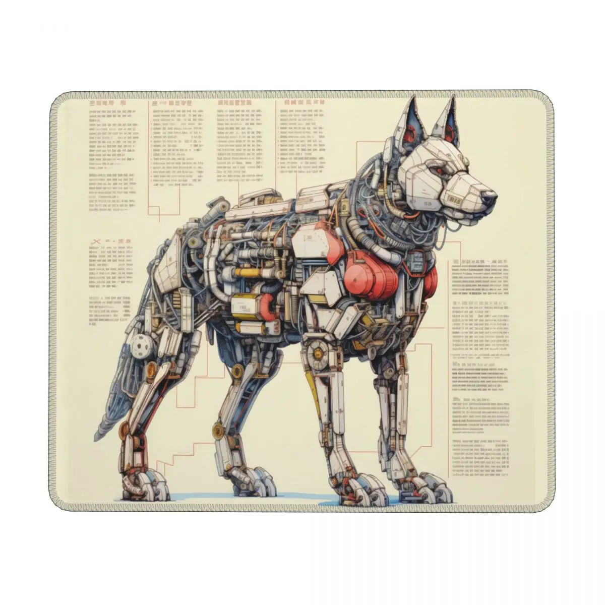 Dog Horizontal Print Mouse Pad Robot Blueprints Pencil Line Rubber Desktop Mousepad Anti-Slip Rertro Fantasy Mouse Pads
Dog Horizontal Print Mouse Pad Robot Blueprints Pencil Line Rubber Desktop Mousepad Anti-Slip Rertro Fantasy Mouse Pads