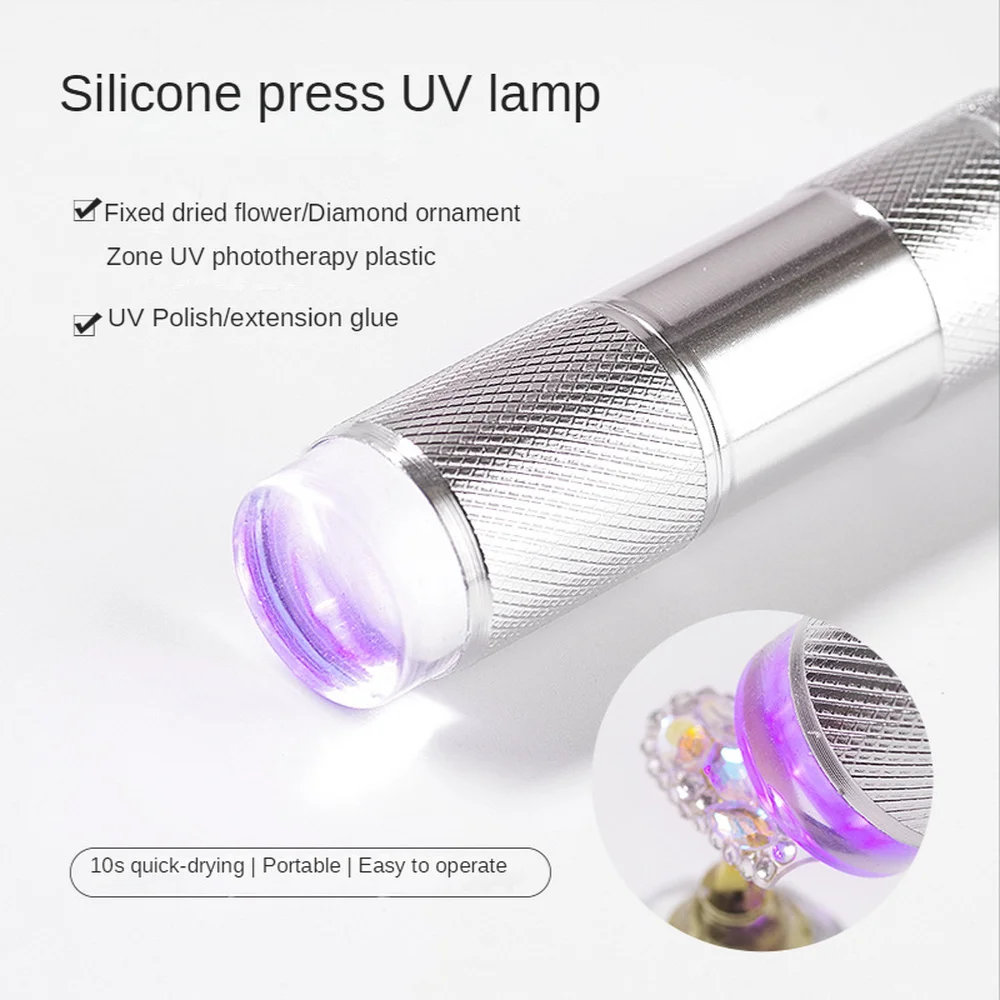Mini Nail Lamp Uv Light for Gel Nails Dryer Portable Flashlight Led Light Nail Silicone Press Dryer Handheld Manicure Tools
Mini Nail Lamp Uv Light for Gel Nails Dryer Portable Flashlight Led Light Nail Silicone Press Dryer Handheld Manicure Tools