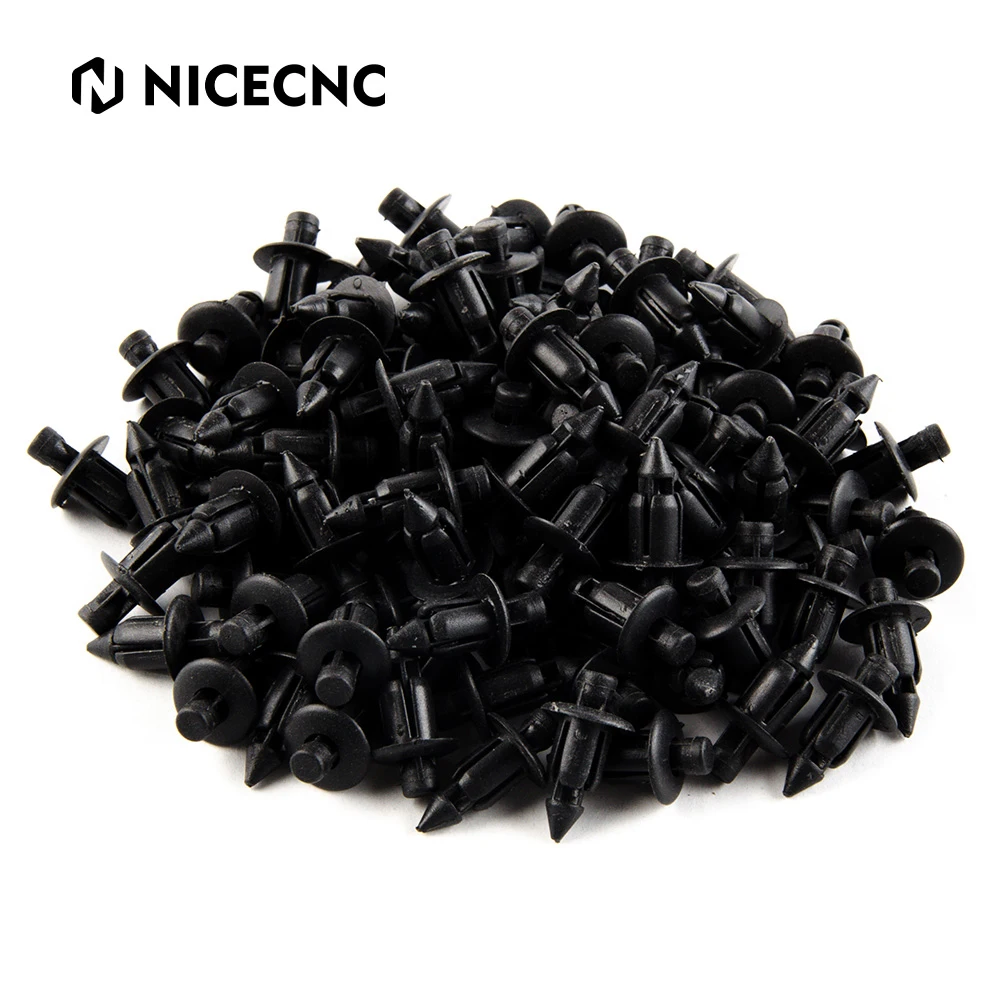 NICECNC For Yamaha Honda CBR125R CBR600RR CBR1000RR CBR300 500 RR 100 Pieces Brand New Fairing Fender Rivet Clips Black Nylon
NICECNC For Yamaha Honda CBR125R CBR600RR CBR1000RR CBR300 500 RR 100 Pieces Brand New Fairing Fender Rivet Clips Black Nylon