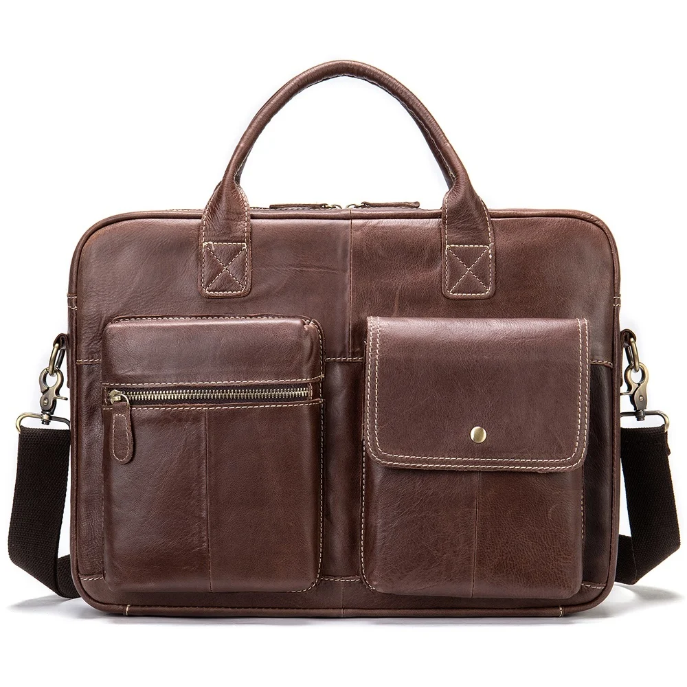 Bag Men's Genuine Leather Laptop Bag Fashion Designer Men's Brand Bag For Document Office Bag For Men's Handbag Briefcase
Bag Men's Genuine Leather Laptop Bag Fashion Designer Men's Brand Bag For Document Office Bag For Men's Handbag Briefcase