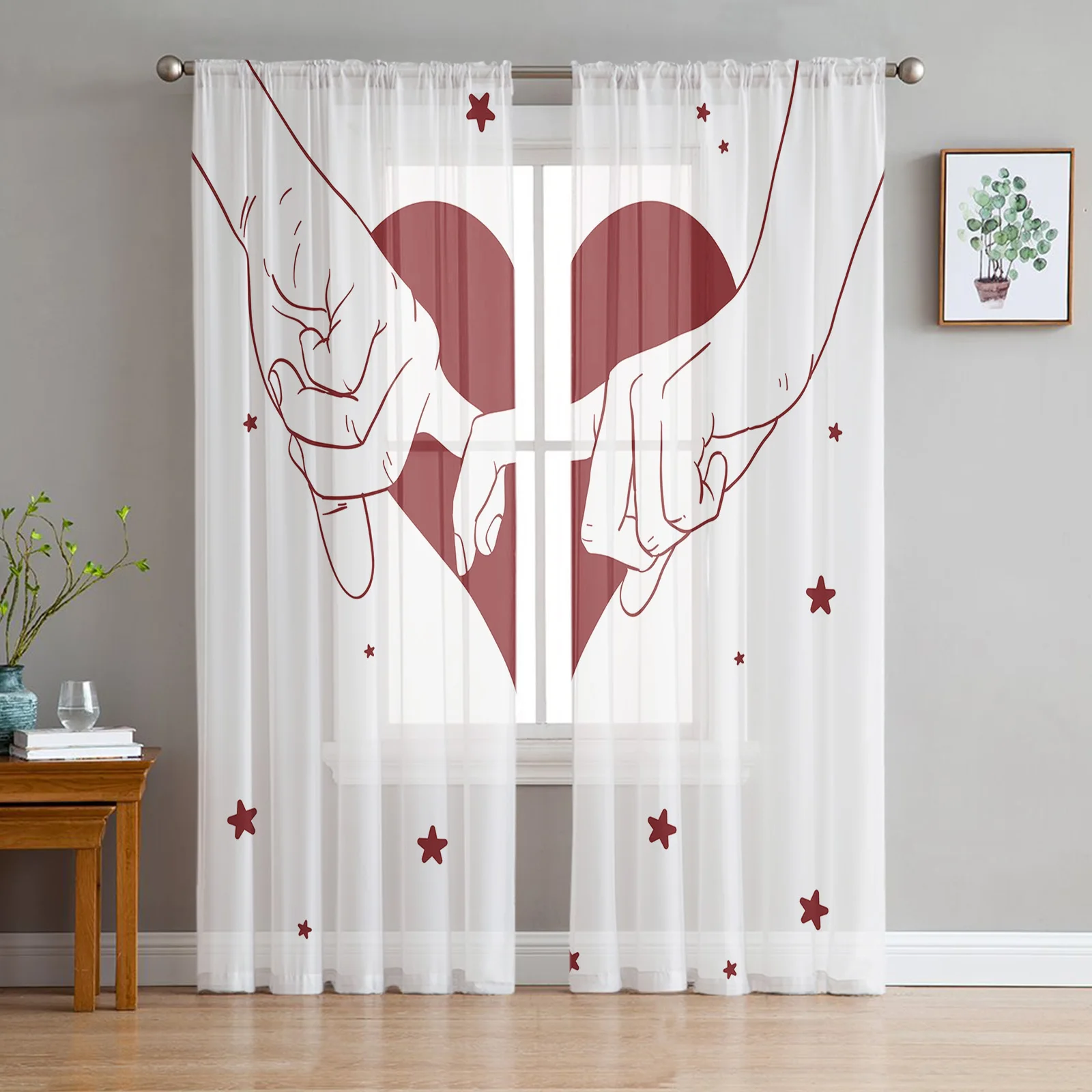 Занавески для двоих, тюлевые шторы с надписью «Hands And Love», для гостиной, спальни, занавески для кухни, принадлежности для дома
Занавески для двоих, тюлевые шторы с надписью «Hands And Love», для гостиной, спальни, занавески для кухни, принадлежности для дома