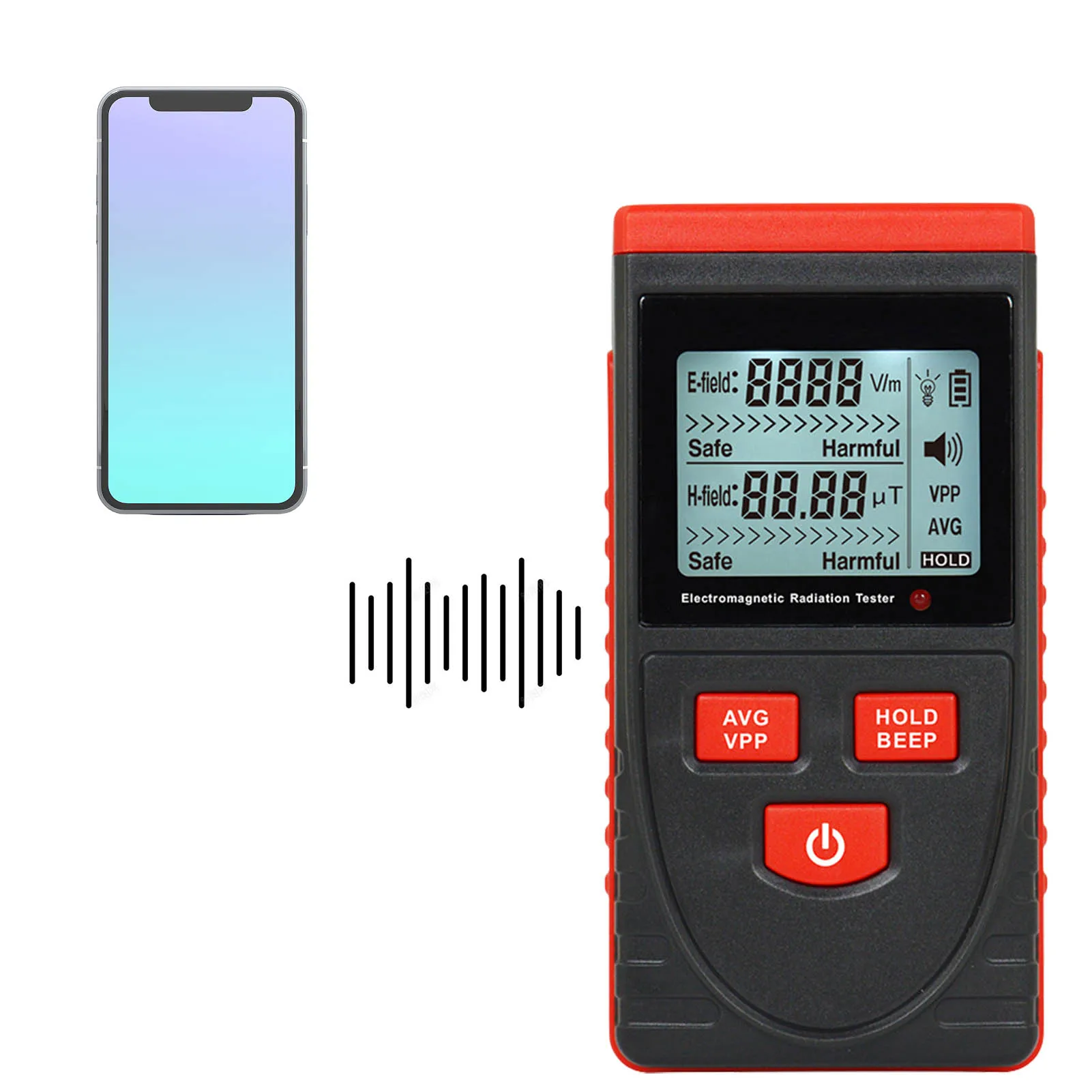 Handheld Electromagnetic Radiation Detector Digital Multi-Fields EMF Meters Paranormal Equipment Radiation Protection Ghost
Handheld Electromagnetic Radiation Detector Digital Multi-Fields EMF Meters Paranormal Equipment Radiation Protection Ghost