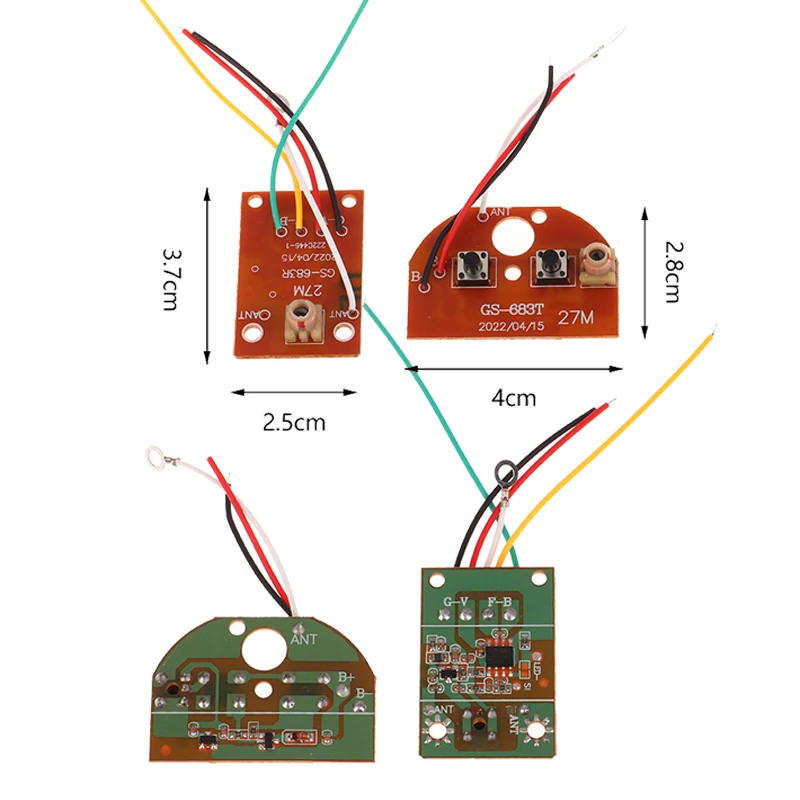 2CH RC Remote Control 27MHz Circuit PCB Transmitter And Receiver Board Radio System For Car Truck Toy
2CH RC Remote Control 27MHz Circuit PCB Transmitter And Receiver Board Radio System For Car Truck Toy