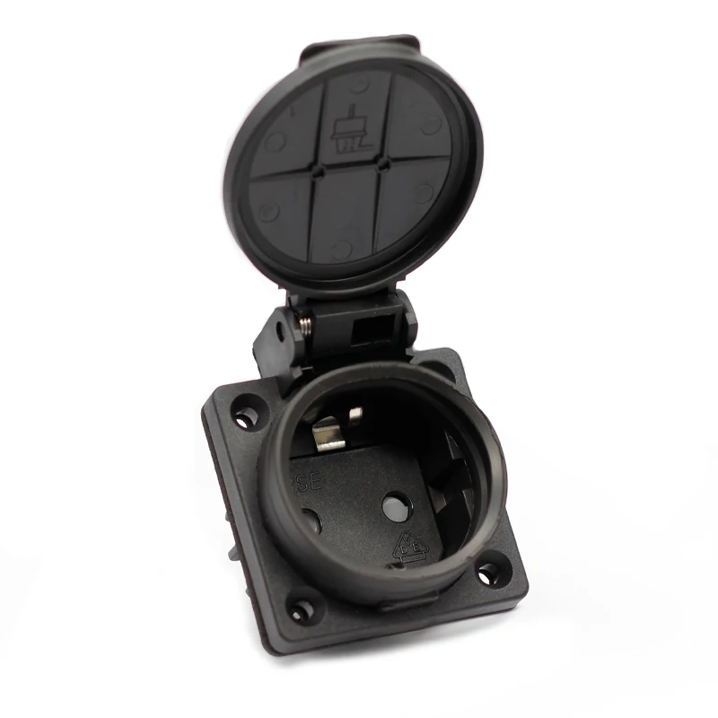Germany Waterproof Cover Socket Outlet Power Socket Schuko Socket Outlet Snap In Receptacle For UPS With Certification
Germany Waterproof Cover Socket Outlet Power Socket Schuko Socket Outlet Snap In Receptacle For UPS With Certification