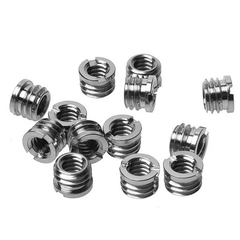 10pcs Camera Tripod Unipod 1/4 To 3/8 Screw Converter Stainless Steel Screw Professional Convert Screw Adapter 1/4" To 3/8"
10pcs Camera Tripod Unipod 1/4 To 3/8 Screw Converter Stainless Steel Screw Professional Convert Screw Adapter 1/4" To 3/8"