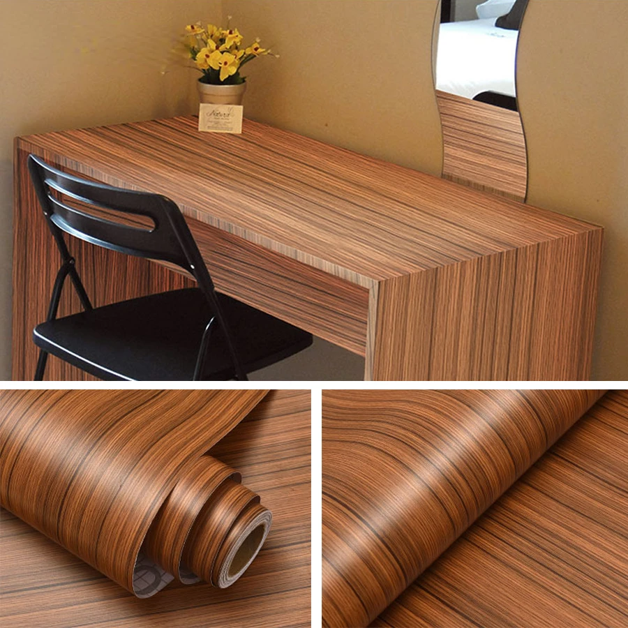 Vintage Self Adhesive Wood Grain Vinyl Wallpaper DIY Furniture Desktop Cupboard Door Refurbished Waterproof Stickers Home Decor
Vintage Self Adhesive Wood Grain Vinyl Wallpaper DIY Furniture Desktop Cupboard Door Refurbished Waterproof Stickers Home Decor