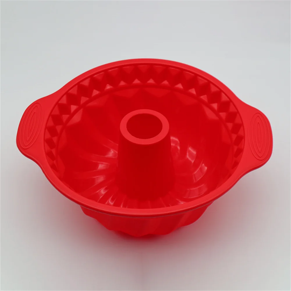 Baking Tool Cake Mould Food Grade Silicone Large Capacity Round Muffin Cup Cake Baking Mold 10 Inch Non-stick Baking Pan
Baking Tool Cake Mould Food Grade Silicone Large Capacity Round Muffin Cup Cake Baking Mold 10 Inch Non-stick Baking Pan