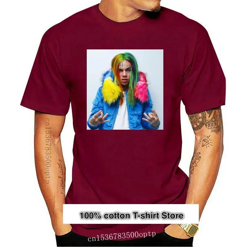 Camiseta de moda personalizada Tekashi 6Ix9Ine, camisa blanca para exteriores, 2021
Camiseta de moda personalizada Tekashi 6Ix9Ine, camisa blanca para exteriores, 2021
