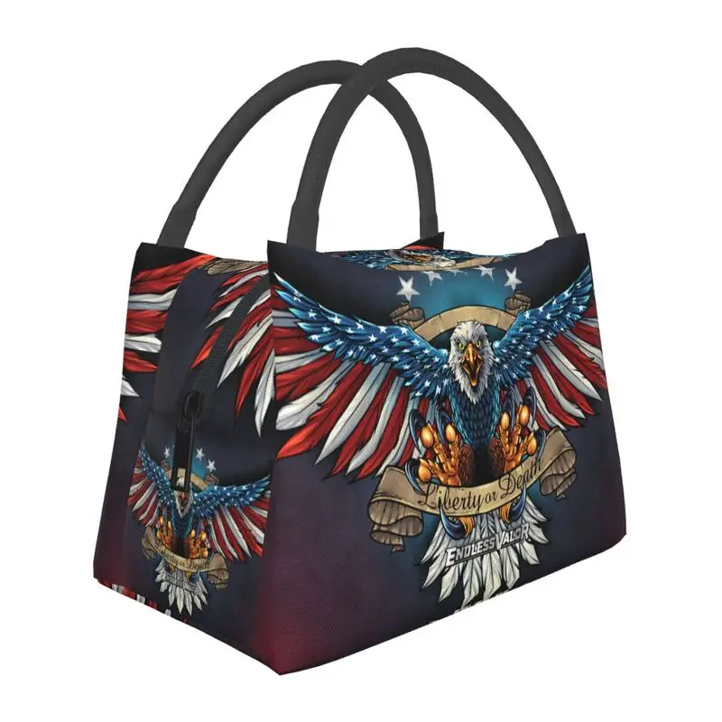 Изолированные сумки для ланча Eagle с крыльями флага США для женщин, водонепроницаемый американский флаг, термоохлаждающая сумка для ланча, для работы и пикника
Изолированные сумки для ланча Eagle с крыльями флага США для женщин, водонепроницаемый американский флаг, термоохлаждающая сумка для ланча, для работы и пикника