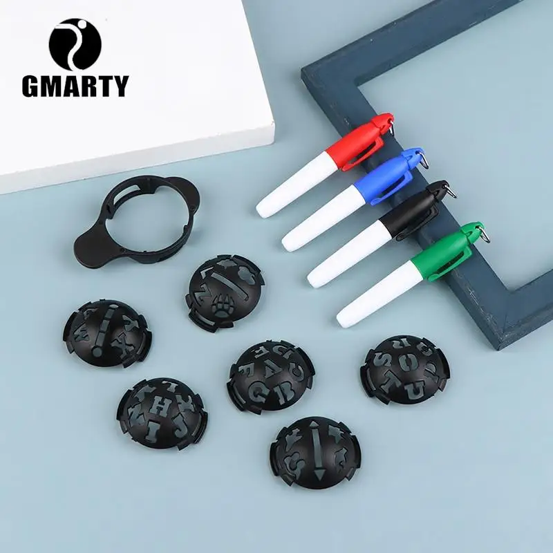 6Pcs Practical Golf Ball Line Hollow Alphabet Golf Scriber Line Drawing Pen Marks Tool Set Drawing Templates Golf Line Marker
6Pcs Practical Golf Ball Line Hollow Alphabet Golf Scriber Line Drawing Pen Marks Tool Set Drawing Templates Golf Line Marker