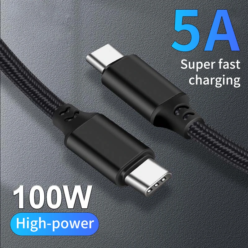 Public To Public Type-C Data Cable Data Transmission Extension Cable PD 100W Fast Charging Mobile Phone Charging Cable
Public To Public Type-C Data Cable Data Transmission Extension Cable PD 100W Fast Charging Mobile Phone Charging Cable