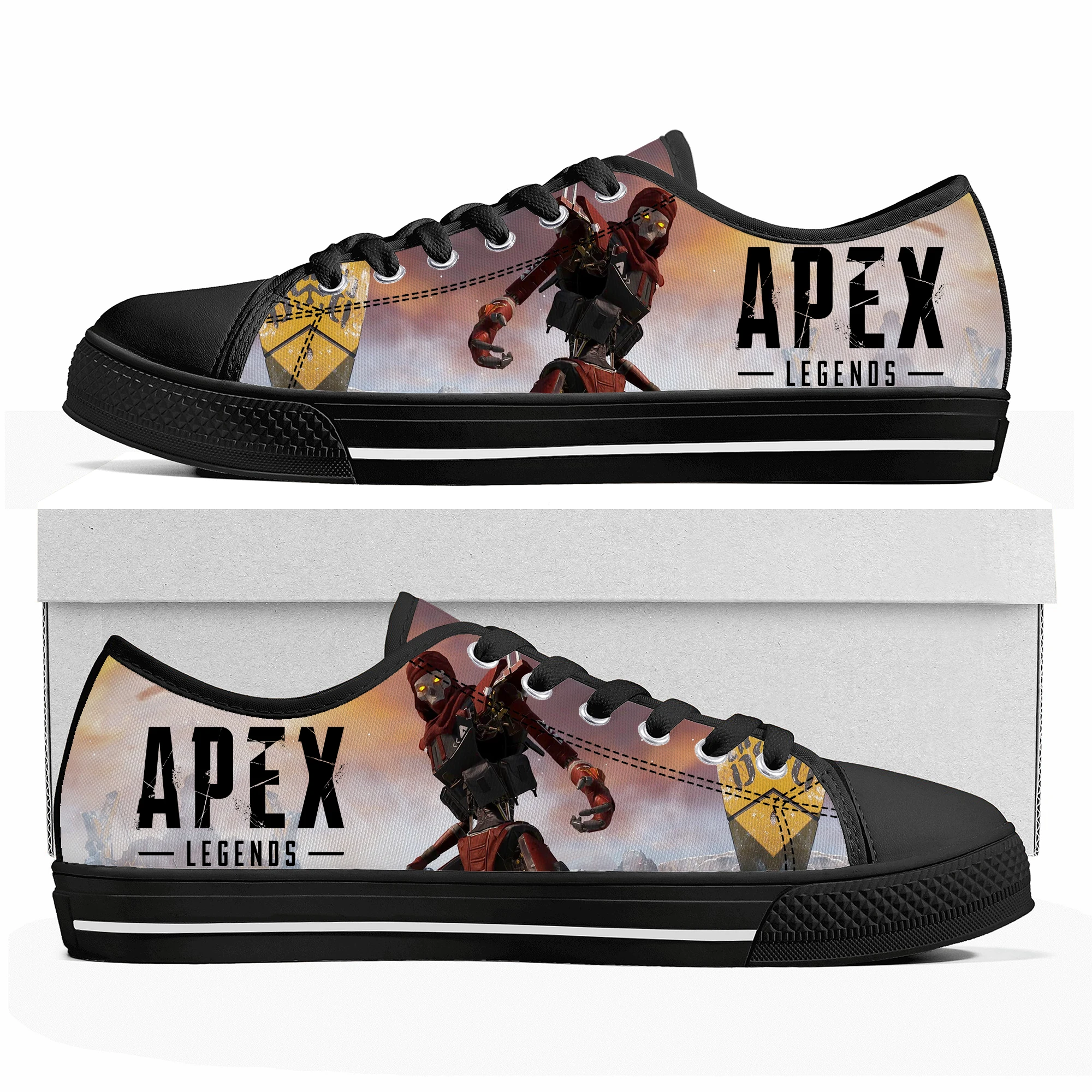 Cartoon Game Apex Legends Revenant Low Top Sneakers Womens Mens Teenager High Quality Shoes Casual Tailor Made Canvas Sneaker
Cartoon Game Apex Legends Revenant Low Top Sneakers Womens Mens Teenager High Quality Shoes Casual Tailor Made Canvas Sneaker