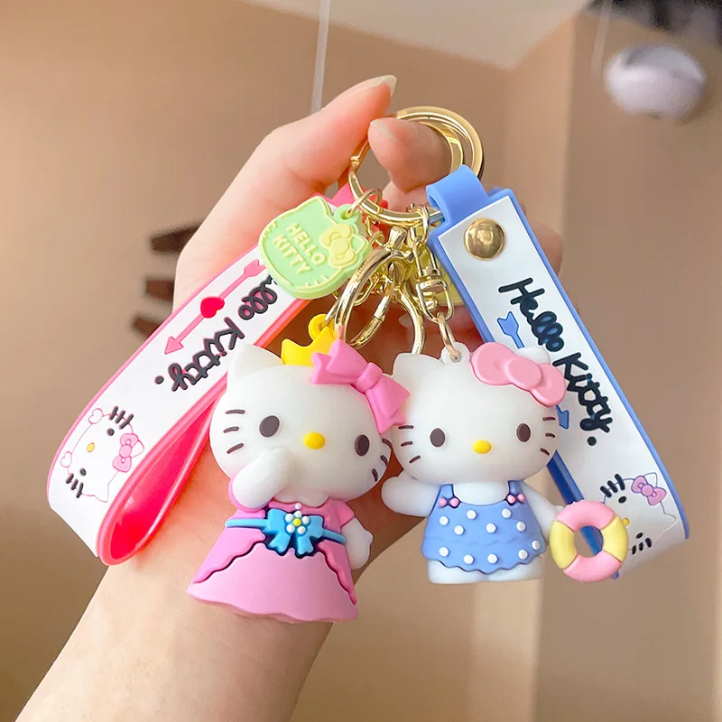 Sanrio Cartoon Kawaii Hello Kitty Pendant Keychain Key Ring Anime Action Figures Collection Model Toys for Kids Jewelry Gifts
Sanrio Cartoon Kawaii Hello Kitty Pendant Keychain Key Ring Anime Action Figures Collection Model Toys for Kids Jewelry Gifts