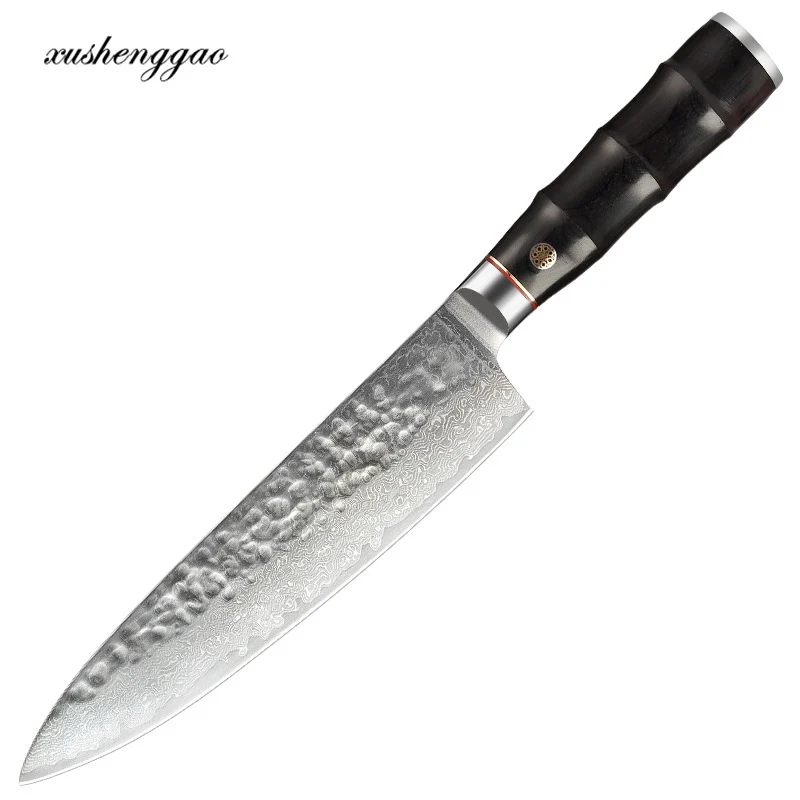 Genuine Damascus Knife 8 Inch 67 Layers 10Cr15MoV Damascus Steel Kitchen Knife Japanese Style Pro Sashimi Sushi Chef Cleaver
Genuine Damascus Knife 8 Inch 67 Layers 10Cr15MoV Damascus Steel Kitchen Knife Japanese Style Pro Sashimi Sushi Chef Cleaver