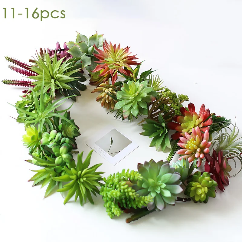 16pcs Set Flocking Artificial Succulents Plants Home Garden Decoration Flower Bathroom Accessory Planta Artificial Lover's Tears
16pcs Set Flocking Artificial Succulents Plants Home Garden Decoration Flower Bathroom Accessory Planta Artificial Lover's Tears