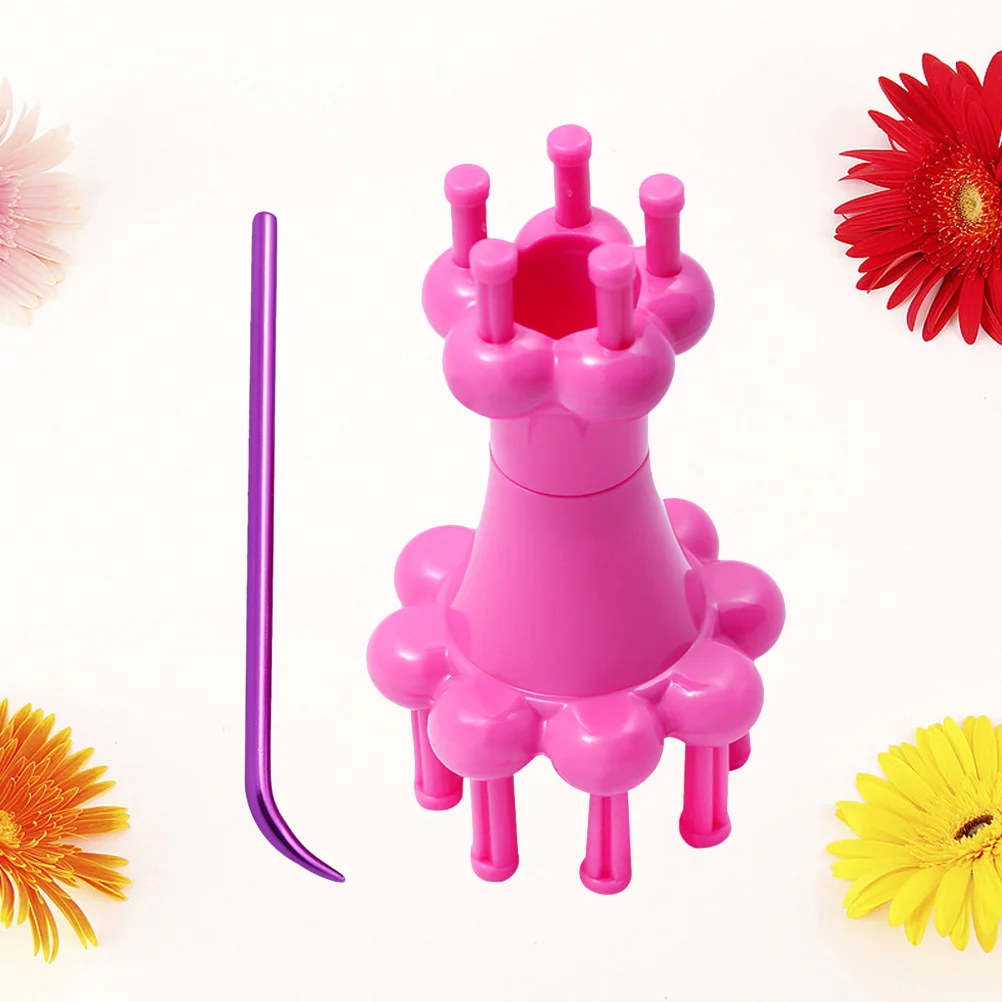 Knitting Loom Knitter Yarn Rope Weaving Spool Tools Machine Rotating Knittedboard Tool Adults Crochet Set Hook Mini Flower Maker
Knitting Loom Knitter Yarn Rope Weaving Spool Tools Machine Rotating Knittedboard Tool Adults Crochet Set Hook Mini Flower Maker