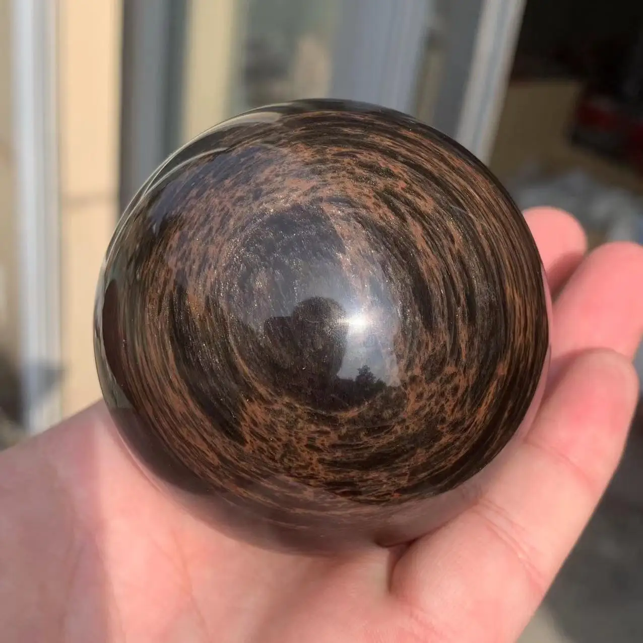 Beautiful Natural Rose Gold Obsidian Ball Crystal Energy Ball Reiki Healing Gift Room Office Decorative Collection Hand Polished
Beautiful Natural Rose Gold Obsidian Ball Crystal Energy Ball Reiki Healing Gift Room Office Decorative Collection Hand Polished