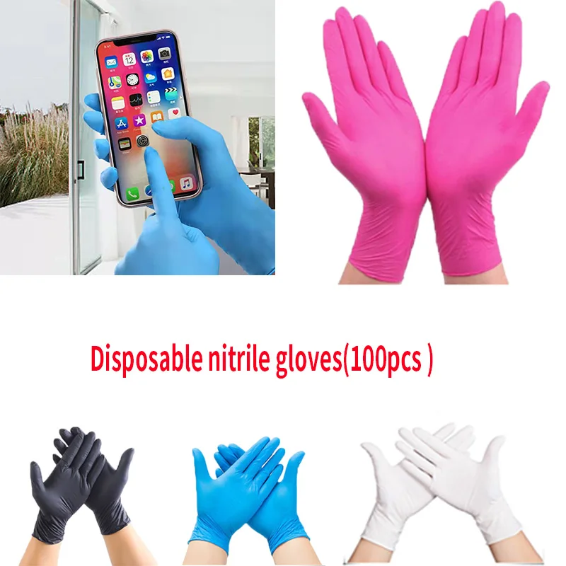 100pcs Nitrile Synthetic Gloves Blue Food Grade Waterproof Hypoallergenic Disposable Work Safety Gloves Home Machinery Kitchen
100pcs Nitrile Synthetic Gloves Blue Food Grade Waterproof Hypoallergenic Disposable Work Safety Gloves Home Machinery Kitchen