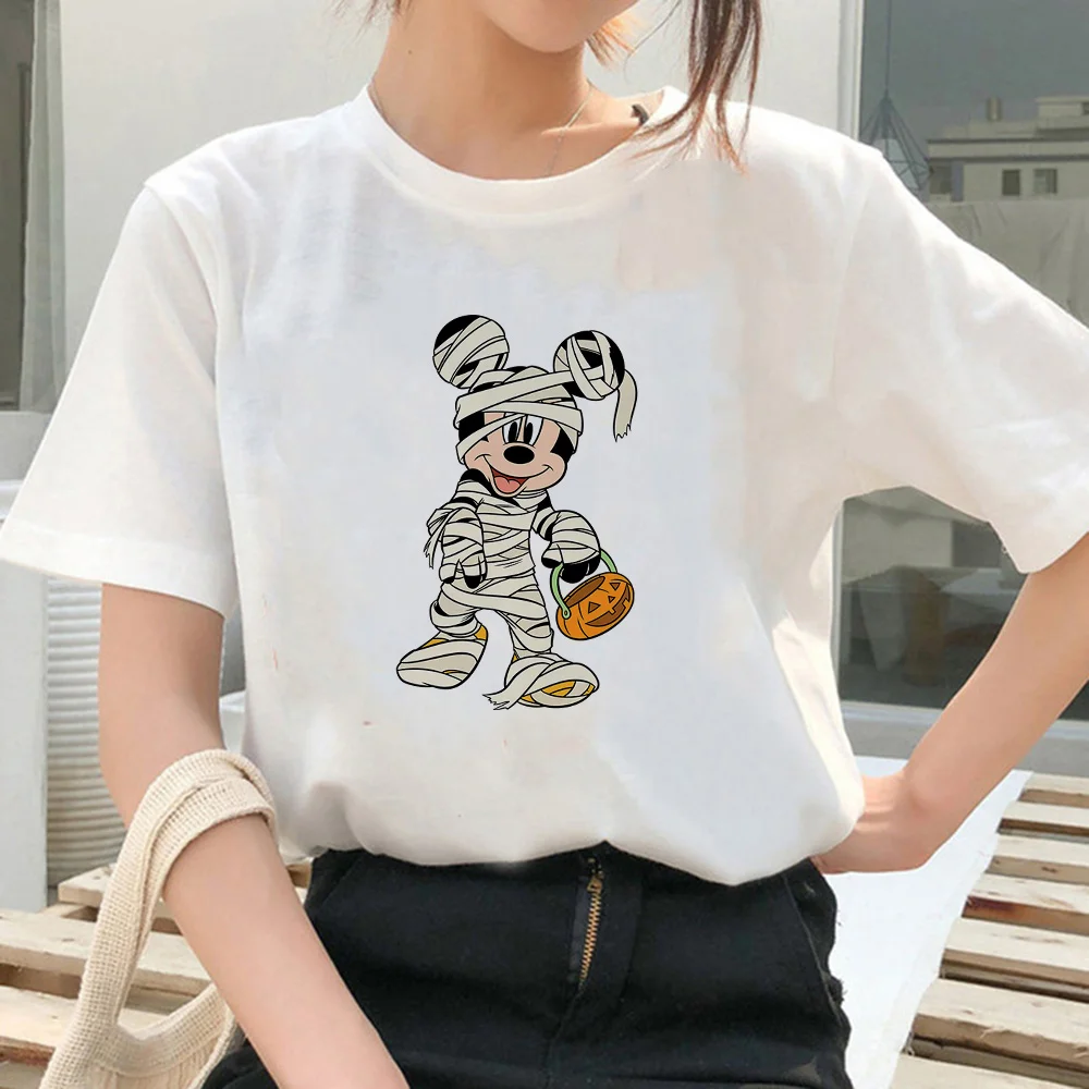 Женская футболка Disney с Микки Маусом, милая серия с графикой на Хэллоуин, удобная хит продаж, женская футболка, креативные женские топы на чет...
Женская футболка Disney с Микки Маусом, милая серия с графикой на Хэллоуин, удобная хит продаж, женская футболка, креативные женские топы на чет...