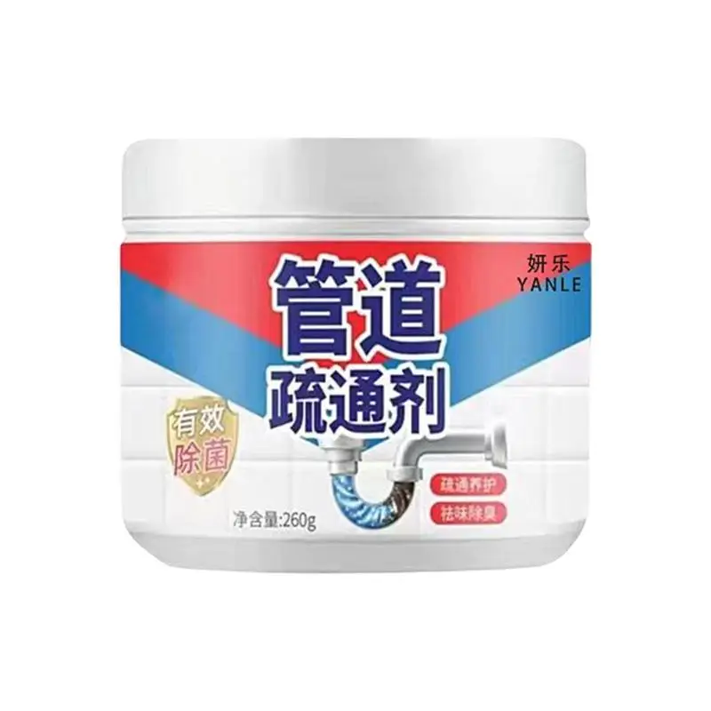 260ML/g Powerful Kitchen Pipe Dredging Agent Dredge Deodorant Toilet Sink Drain Cleaner Sewer Fast Cleaning Tools
260ML/g Powerful Kitchen Pipe Dredging Agent Dredge Deodorant Toilet Sink Drain Cleaner Sewer Fast Cleaning Tools
