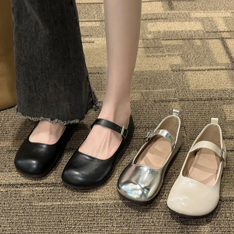Soft Shoes Woman 2023 Casual Female Sneakers Shallow Mouth Round Toe Modis New Moccasin Summer Comfortable Cute Buckle Strap Mar
Soft Shoes Woman 2023 Casual Female Sneakers Shallow Mouth Round Toe Modis New Moccasin Summer Comfortable Cute Buckle Strap Mar