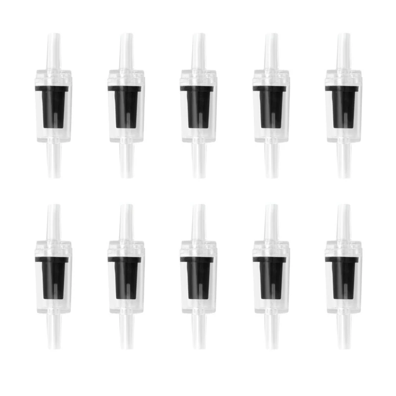 652F 10 Pieces One Way Check Valve For 4mm Stomatal Diameter Standard Aquarium Supplies Air Pump Plastic Stop Check Valves
652F 10 Pieces One Way Check Valve For 4mm Stomatal Diameter Standard Aquarium Supplies Air Pump Plastic Stop Check Valves