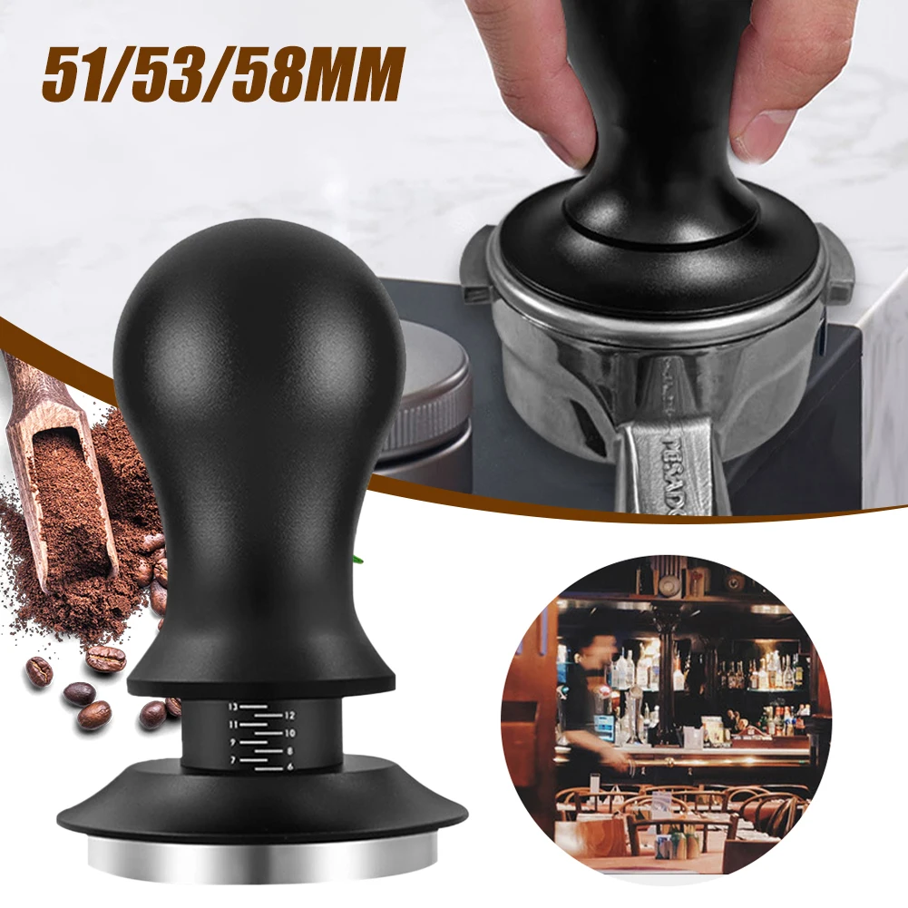 51/53/58mm Calibrated Coffee Tamper 25lbs Constant Pressure Coffee Tamper with Spring Loaded Flat Base Espresso Barista Tools
51/53/58mm Calibrated Coffee Tamper 25lbs Constant Pressure Coffee Tamper with Spring Loaded Flat Base Espresso Barista Tools
