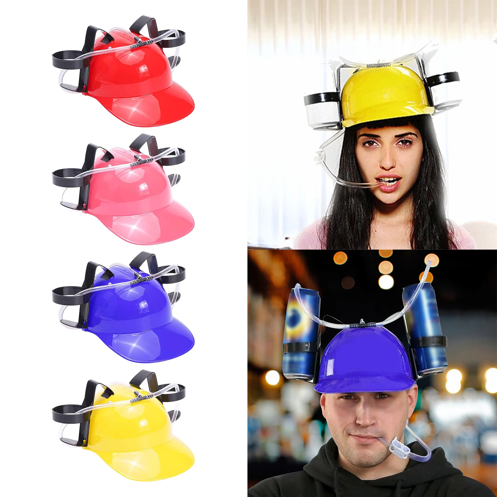 Lazy Drinking Helmets Adjustable Can Holder Cap Drinker Favor Hat With Straw For Beer Soda Cola Beverage Party Cool Unique Toy
Lazy Drinking Helmets Adjustable Can Holder Cap Drinker Favor Hat With Straw For Beer Soda Cola Beverage Party Cool Unique Toy
