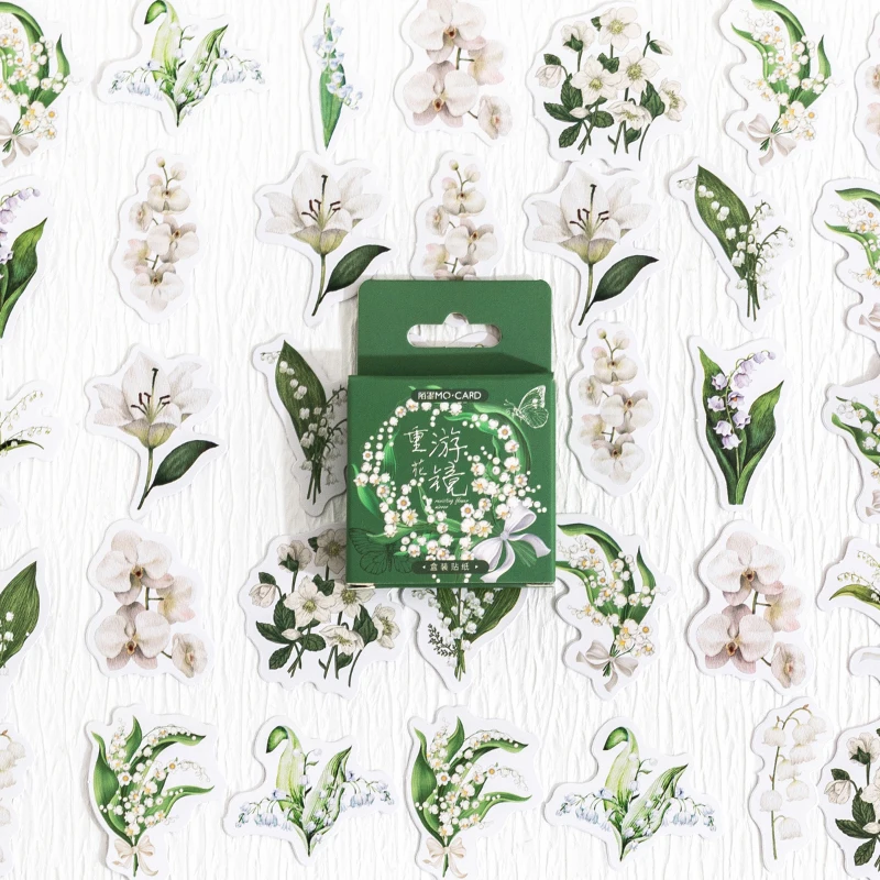 45PCS Small Fresh White Flowers Sticky Sticker Decoractive Scrapbooking Child Accessories DIY Phone Aesthetic Stickers for Kids
45PCS Small Fresh White Flowers Sticky Sticker Decoractive Scrapbooking Child Accessories DIY Phone Aesthetic Stickers for Kids
