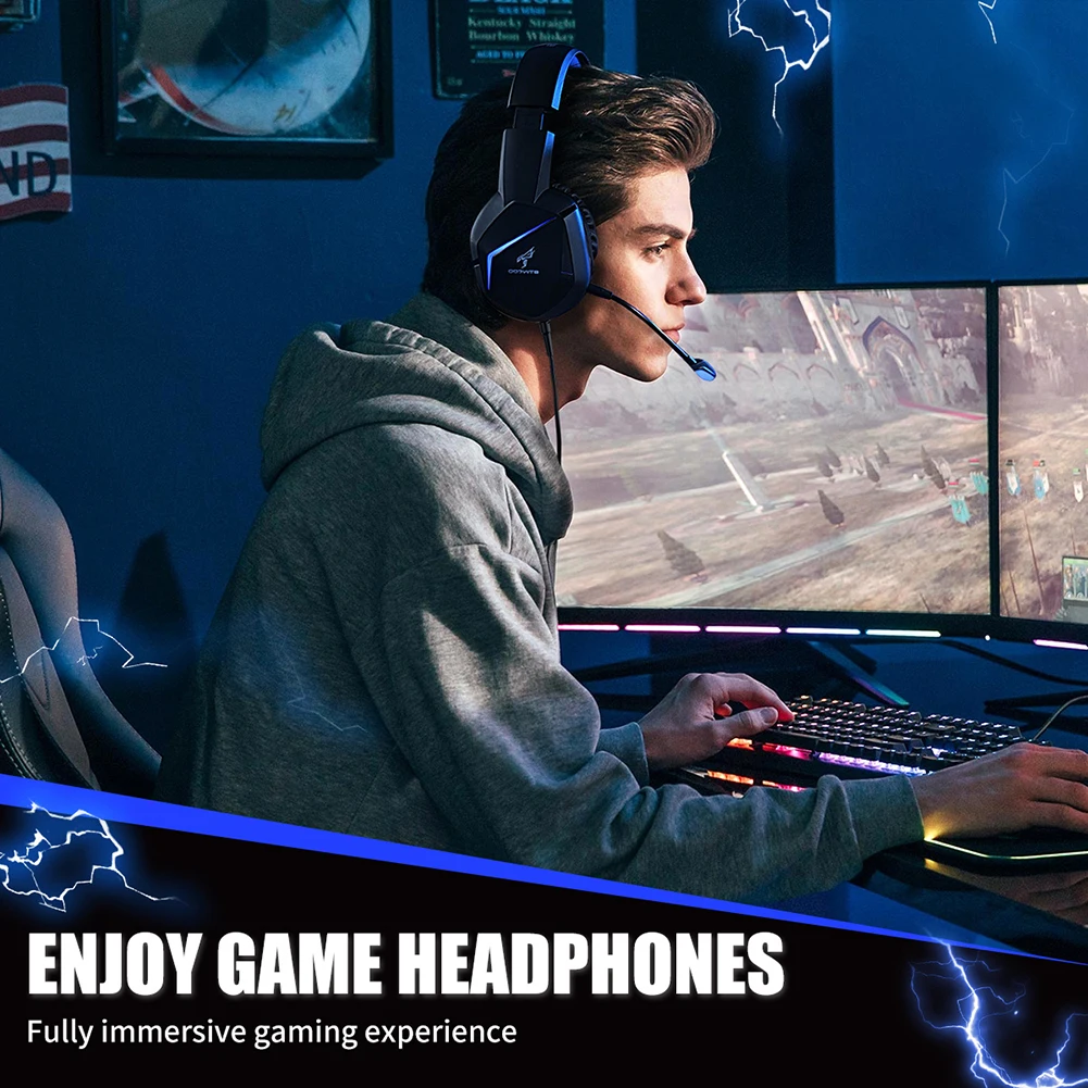 2.4G/USB/3.5mm Gaming Wireless Headset Omnidirectional LED Gaming Headset Earphones Hands Free Stereo Headphones with Microphone
2.4G/USB/3.5mm Gaming Wireless Headset Omnidirectional LED Gaming Headset Earphones Hands Free Stereo Headphones with Microphone