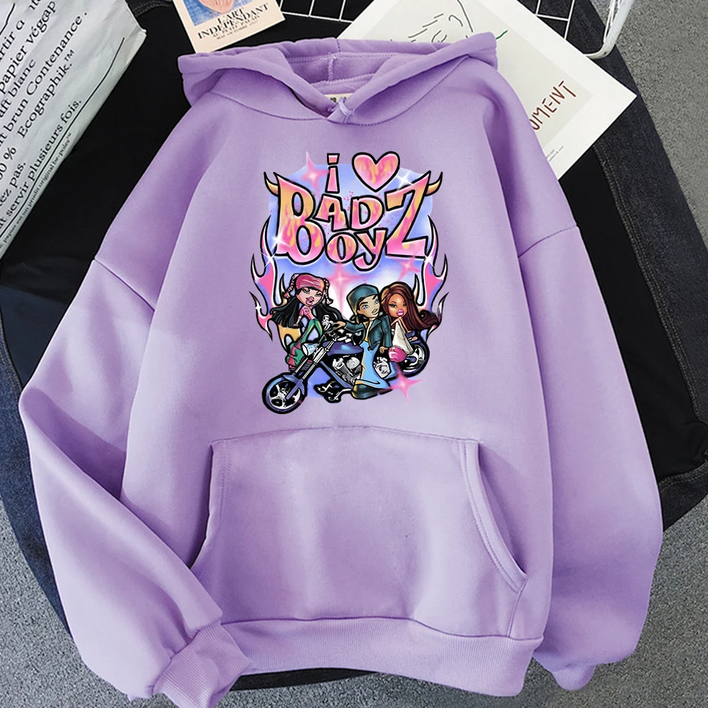 Bratz Women Hoodie Classic Y2k Kawaii Aesthetic Harajuku Sweatshirt Cartoon Graphic Print Tops Autumn Girls Fashion Streetwear
Bratz Women Hoodie Classic Y2k Kawaii Aesthetic Harajuku Sweatshirt Cartoon Graphic Print Tops Autumn Girls Fashion Streetwear