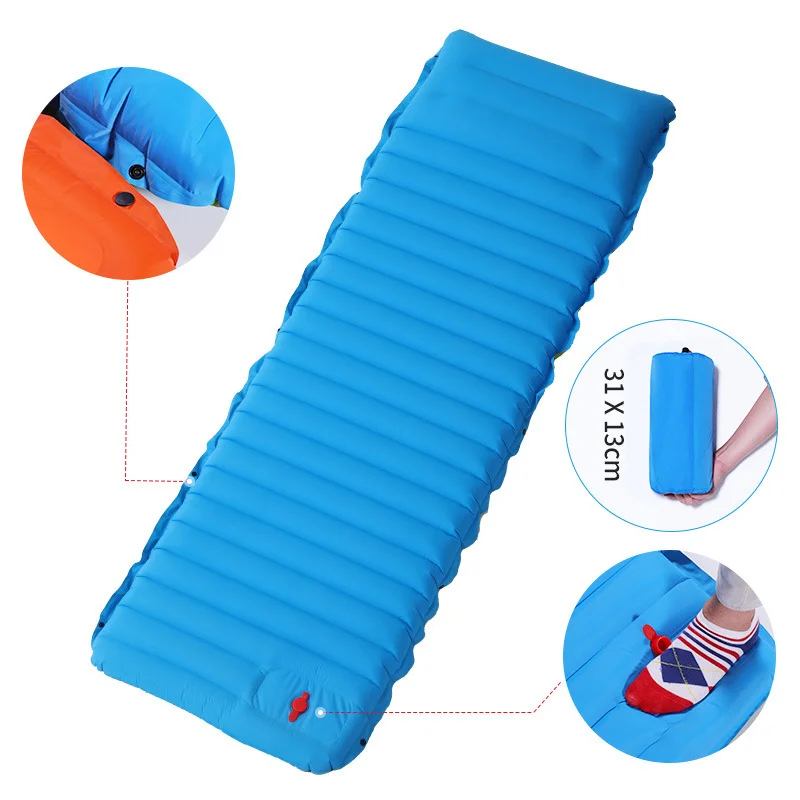 Outdoor Inflatable Mattress Camping Self-inflating Mat Ultralight Folding Air Bed Splicing Portable Sleeping Pad Hiking Trekking
Outdoor Inflatable Mattress Camping Self-inflating Mat Ultralight Folding Air Bed Splicing Portable Sleeping Pad Hiking Trekking