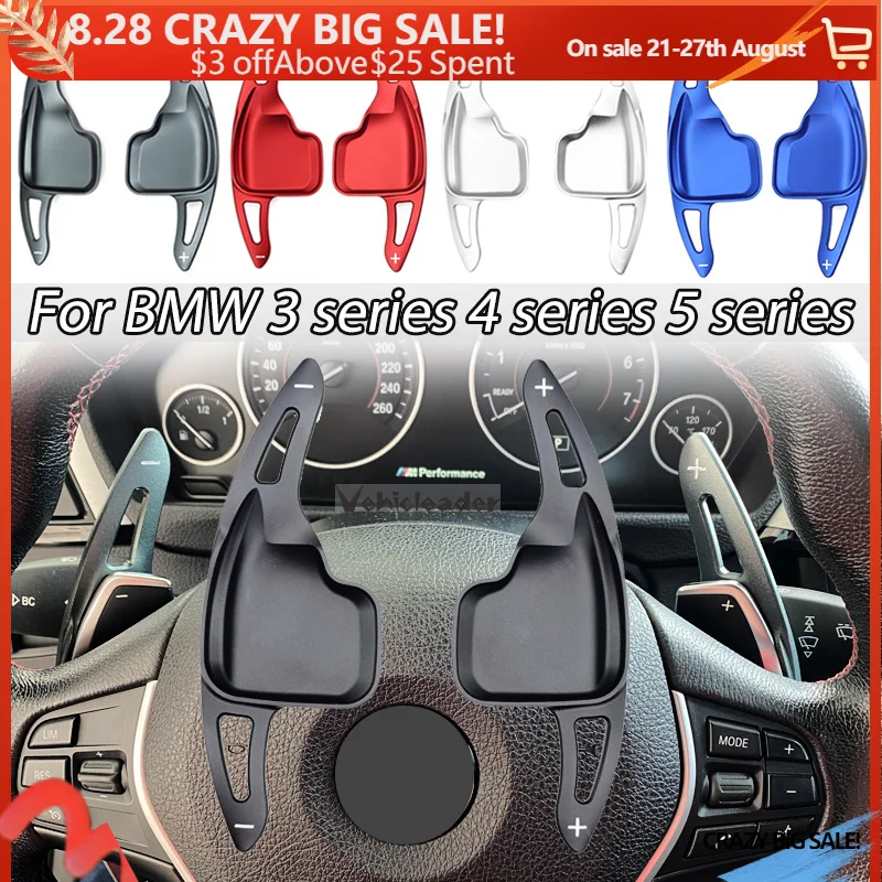 2Pcs Car Steering Wheel Shift Paddle Shifter Extension Aluminum For BMW F30 F31 F32 F10 F20 F22 F15 F16 X1 X3 X4 X5 X6
2Pcs Car Steering Wheel Shift Paddle Shifter Extension Aluminum For BMW F30 F31 F32 F10 F20 F22 F15 F16 X1 X3 X4 X5 X6