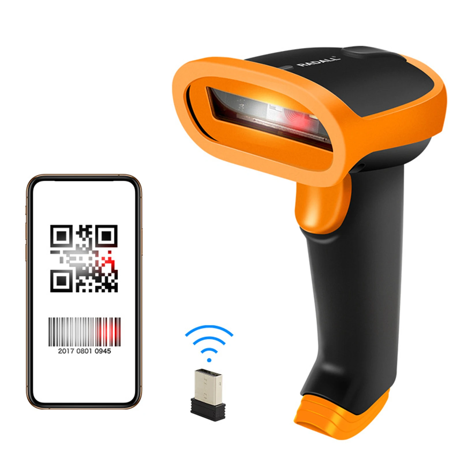 Ручной сканер штрих-кодов 1D/2D, USB, проводной считыватель штрих-кодов, ручной триггер, сканирование с поддержкой бумажного кода/экранного код...
Ручной сканер штрих-кодов 1D/2D, USB, проводной считыватель штрих-кодов, ручной триггер, сканирование с поддержкой бумажного кода/экранного код...