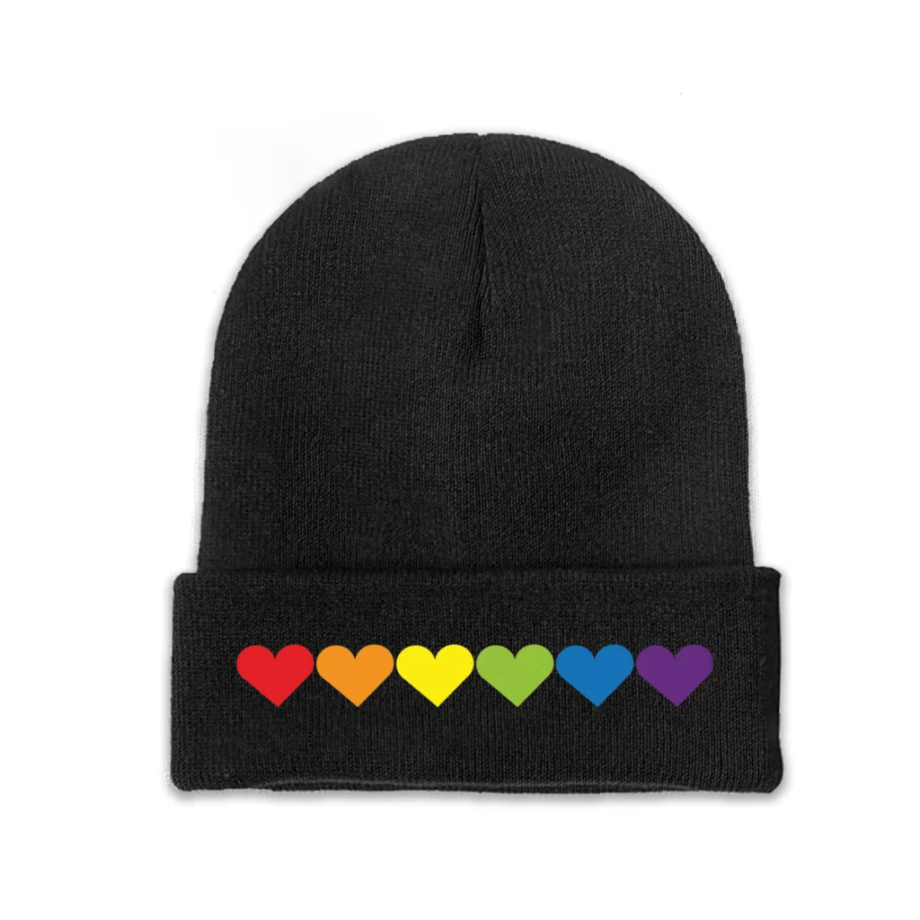 Pride Hearts LGBT Rainbow Knitting Beanie Caps Skullies Beanies Ski Caps Soft Bonnet Hats Winter Warm
Pride Hearts LGBT Rainbow Knitting Beanie Caps Skullies Beanies Ski Caps Soft Bonnet Hats Winter Warm