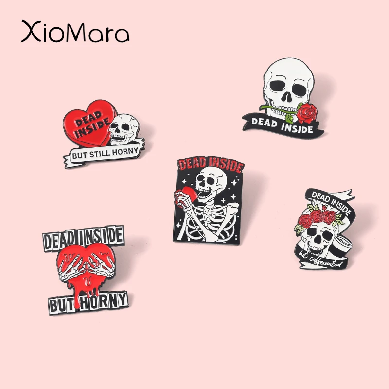 DEAD INSIDE Enamel Pins Custom Hug roses love Brooches Lapel Badges Gothic Jewelry Gifts for Kids Friends wholesale
DEAD INSIDE Enamel Pins Custom Hug roses love Brooches Lapel Badges Gothic Jewelry Gifts for Kids Friends wholesale