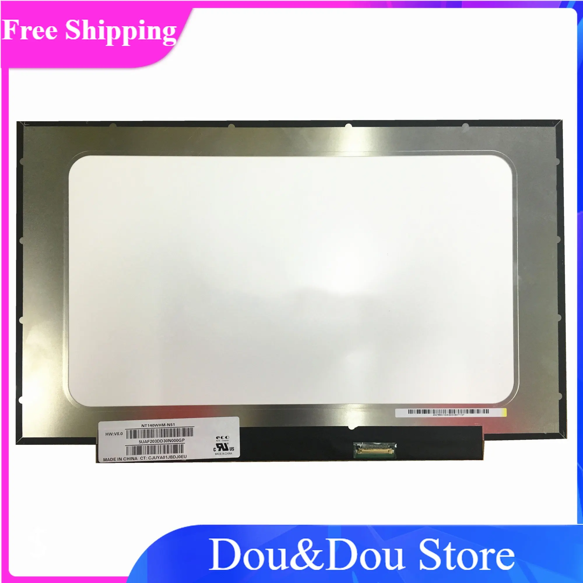 NT140WHM-N51 Fit NT140WHM N51 B140XTN07.2 B140XTN07.3 14.0'' Laptop LCD Screen Panel 1366*768
NT140WHM-N51 Fit NT140WHM N51 B140XTN07.2 B140XTN07.3 14.0'' Laptop LCD Screen Panel 1366*768