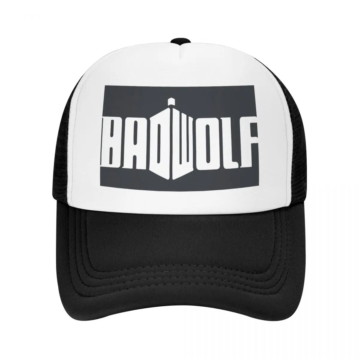 

Fashion Bad Wolf Stretchy Trucker Hat Mesh Baseball Cap Adjustable Snapback Closure Hats for Men Women Comfortable Breathable