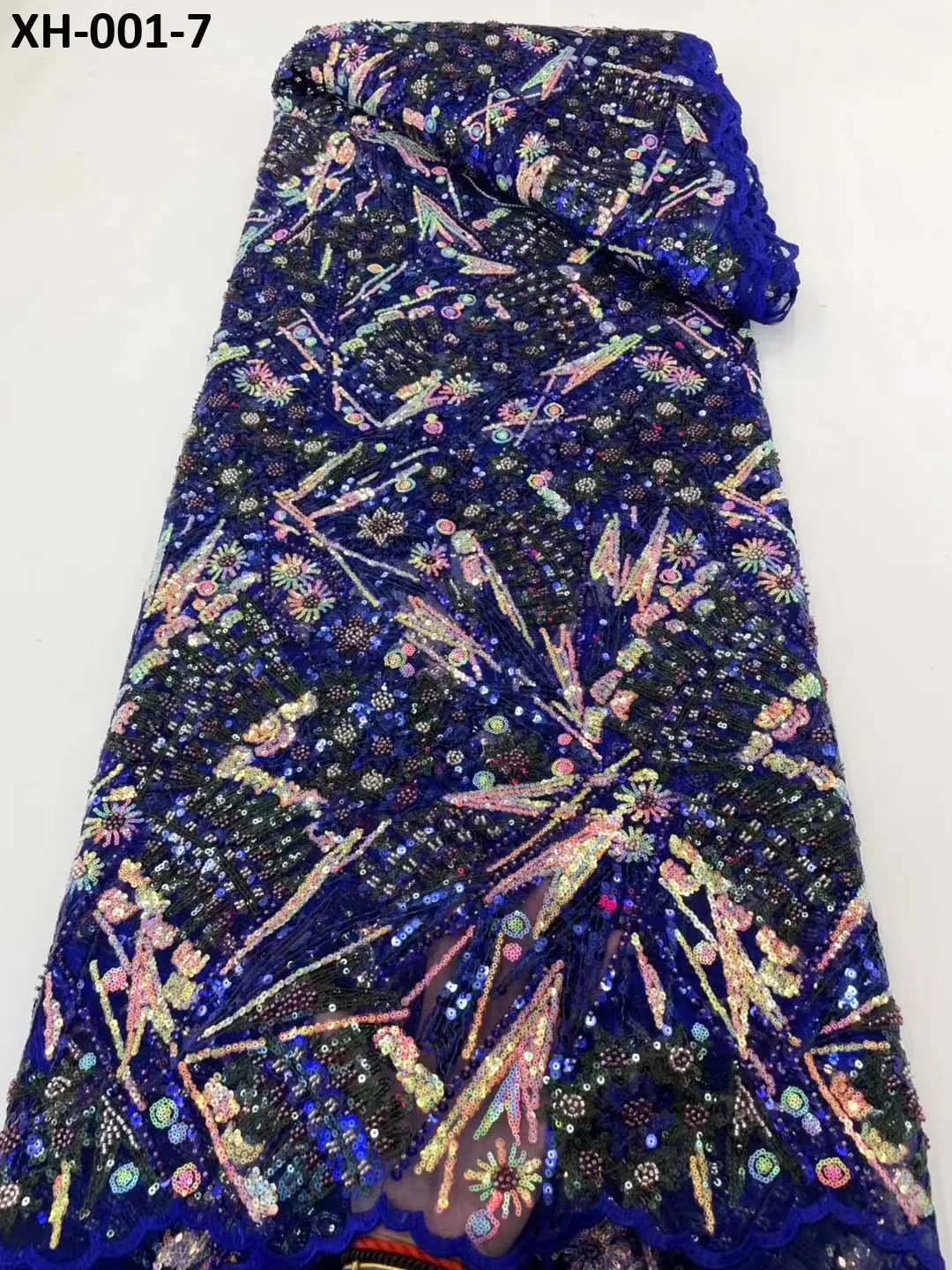 African Lace Fabric Royal Blue Organza French sequins Mesh Lace Fabric For Sewing Luxury Party Dress Vintage Summer Skirt Cloth
African Lace Fabric Royal Blue Organza French sequins Mesh Lace Fabric For Sewing Luxury Party Dress Vintage Summer Skirt Cloth