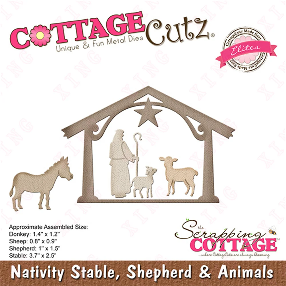 New Arrival Metal Cutting Dies 2022 Diy Scrapbook Decoration Embossing Craft Molds Nativity Stable, Shepherd & Animals Templates
New Arrival Metal Cutting Dies 2022 Diy Scrapbook Decoration Embossing Craft Molds Nativity Stable, Shepherd & Animals Templates