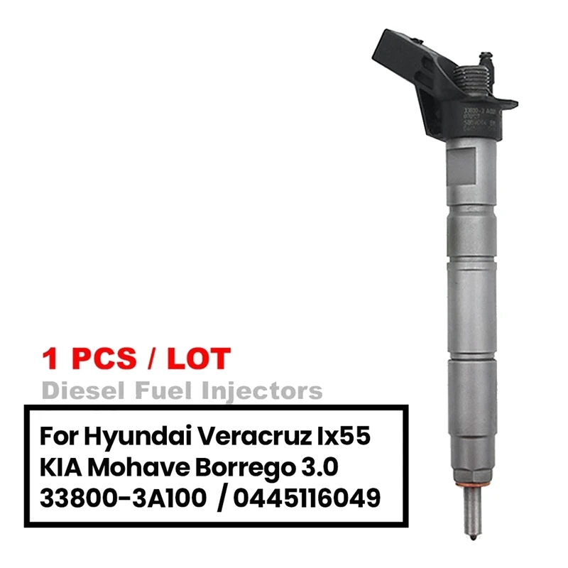 Новая Delphi CRDI-форсунка дизельного топлива 33800-3A100 0445116049 для Hyundai Veracruz Ix55 KIA mohas Borrego 3,0 
Новая Delphi CRDI-форсунка дизельного топлива 33800-3A100 0445116049 для Hyundai Veracruz Ix55 KIA mohas Borrego 3,0