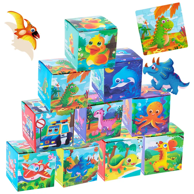 24pcs Wooden Puzzle Kids Toy Cartoon Animal Wood Jigsaw Child Early Educational Learning Toys Christmas Gift For Childrens
24pcs Wooden Puzzle Kids Toy Cartoon Animal Wood Jigsaw Child Early Educational Learning Toys Christmas Gift For Childrens