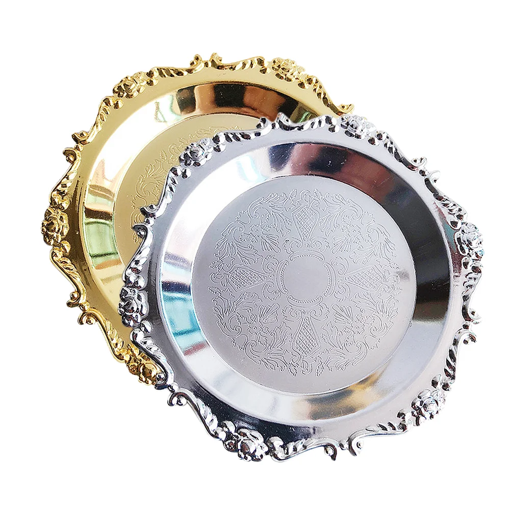 Tray Jewelry Plate Holder Dish Metal Ring Serving Displaystand Retro Cake Trinket Cupcake Vintage Organizer Coaster Round
Tray Jewelry Plate Holder Dish Metal Ring Serving Displaystand Retro Cake Trinket Cupcake Vintage Organizer Coaster Round
